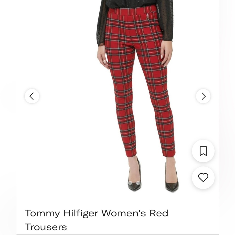 Holiday Plaid pants - Tommy Hilfiger - size 8 Excellent condition. Worn once